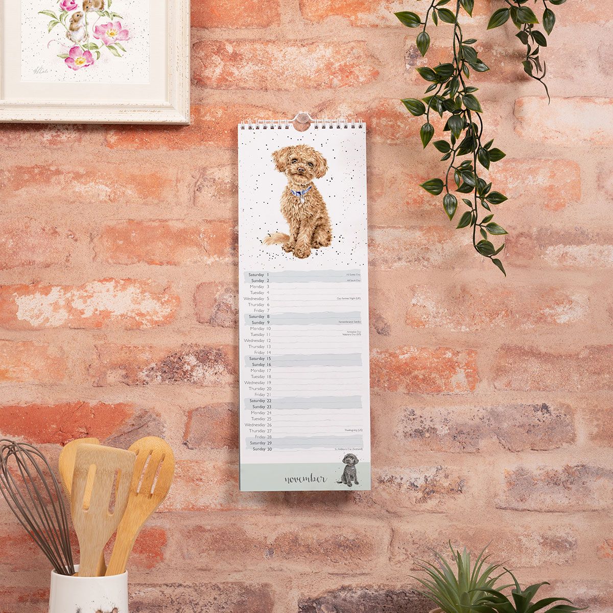 A Dog's Life Slim Calendar 2025 Battersea Shop