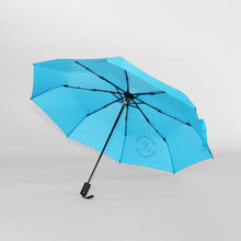 Load image into Gallery viewer, Battersea Wear Blue for Rescue Umbrella, WBFR umbrella, Battersea umbrella, blue umbrella, Wear Blue for Rescue, Battersea, WBFR, Battersea branded, Battersea merchandise, Supporting Rescue, Rescue is my favourite breed, wearblueforrescue,