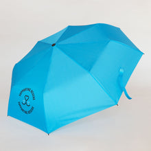 Load image into Gallery viewer, Battersea Wear Blue for Rescue Umbrella, WBFR umbrella, Battersea umbrella, blue umbrella, Wear Blue for Rescue, Battersea, WBFR, Battersea branded, Battersea merchandise, Supporting Rescue, Rescue is my favourite breed, wearblueforrescue, 