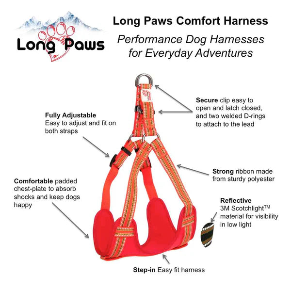Orange harness sale for dogs