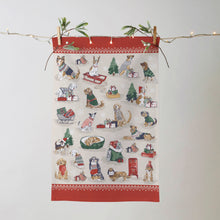 Load image into Gallery viewer, Merry Mutts Cotton Tea Towel, tea towel, kitchenware, dogs, christmas presents