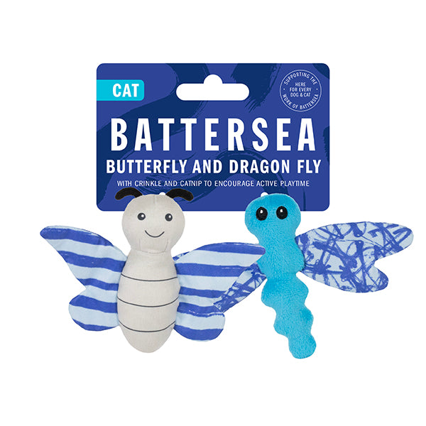 Battersea Butterfly & Dragonfly Duo Cat Toy