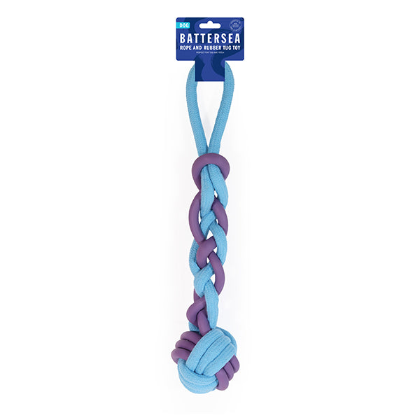 Battersea Rope & Rubber Tug Dog Toy