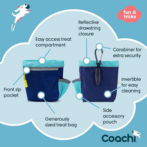 Coachi Train & Treat Bag Light Blue