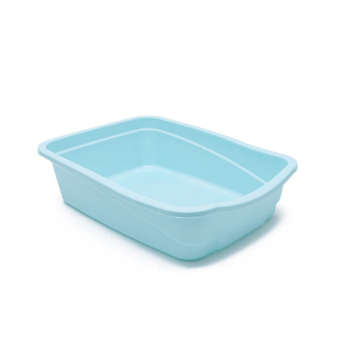 Large Litter Tray – Sky Blue, cat litter tray, blue litter tray