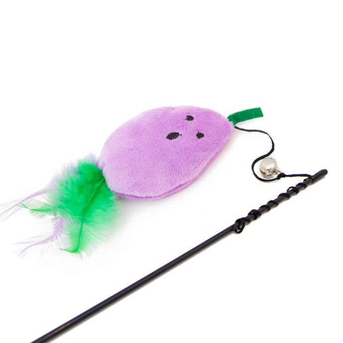 Cat Dangler Aubergine Toy, cat wand toy, cat dangler toy, cat toy, cat stimulation