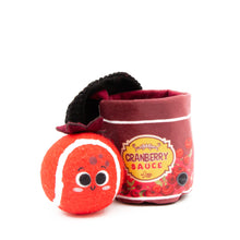 Load image into Gallery viewer, Cranberry Sauce Jar With Tennis Ball Dog Toy