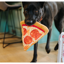 Load image into Gallery viewer, Puppy-roni Pizza Plush Dog Toy