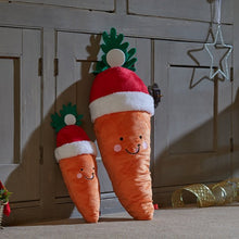 Load image into Gallery viewer, Santa Carrot Jumbo Dog Toy, Christmas, Christmas toy, plush, dog toy, dog plush, 