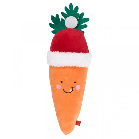 Santa Carrot Jumbo Dog Toy, Christmas, Christmas toy, plush, dog toy, dog plush,