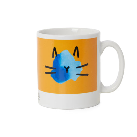 Battersea Watercolour Mug - Orange