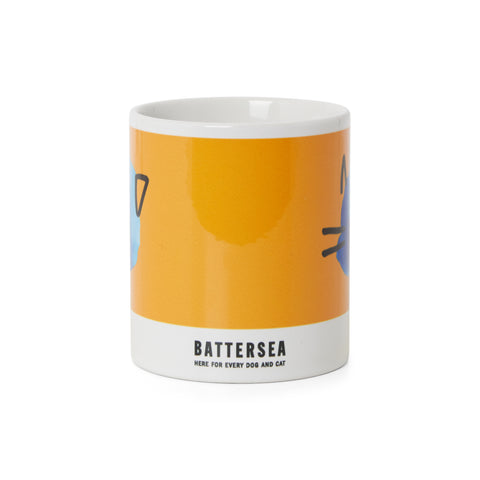 Battersea Watercolour Mug - Orange