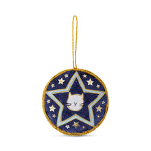 Load image into Gallery viewer, Battersea Cat Hanging Decoration Blue Star