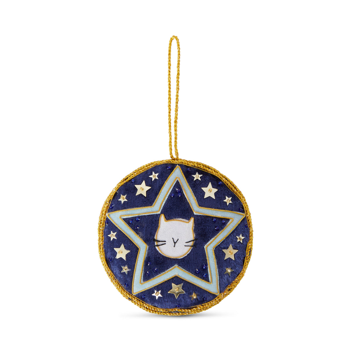 Battersea Cat Hanging Decoration Blue Star – Battersea Shop