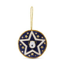 Load image into Gallery viewer, Battersea Dog Hanging Decoration White Star