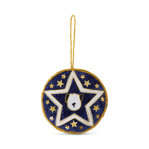 Battersea Dog Hanging Decoration White Star