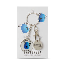 Load image into Gallery viewer, Battersea Watercolour Dog Trolley Coin Keyring