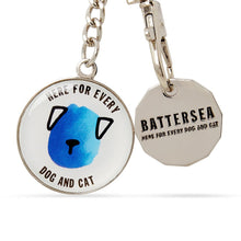 Load image into Gallery viewer, Battersea Watercolour Dog Trolley Coin Keyring