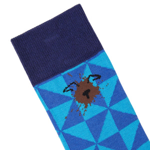 BOGOF - Battersea Muddy Dog Socks - Mosaic Design