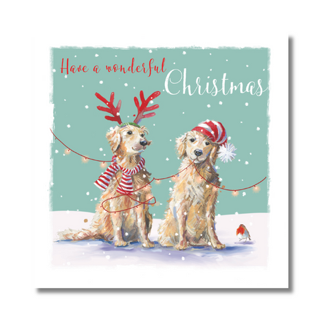 Battersea Light Up Christmas & A Wheelie Good Christmas Card Twin Pack