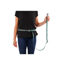 Load image into Gallery viewer, Switchback Double Ended Dog Lead River Rock Green