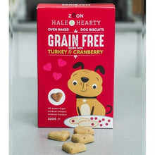 Load image into Gallery viewer, Hale &amp; Hearty Turkey &amp; Cranberry Grain Free Biscuits 320g