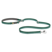 Load image into Gallery viewer, Switchback Double Ended Dog Lead River Rock Green