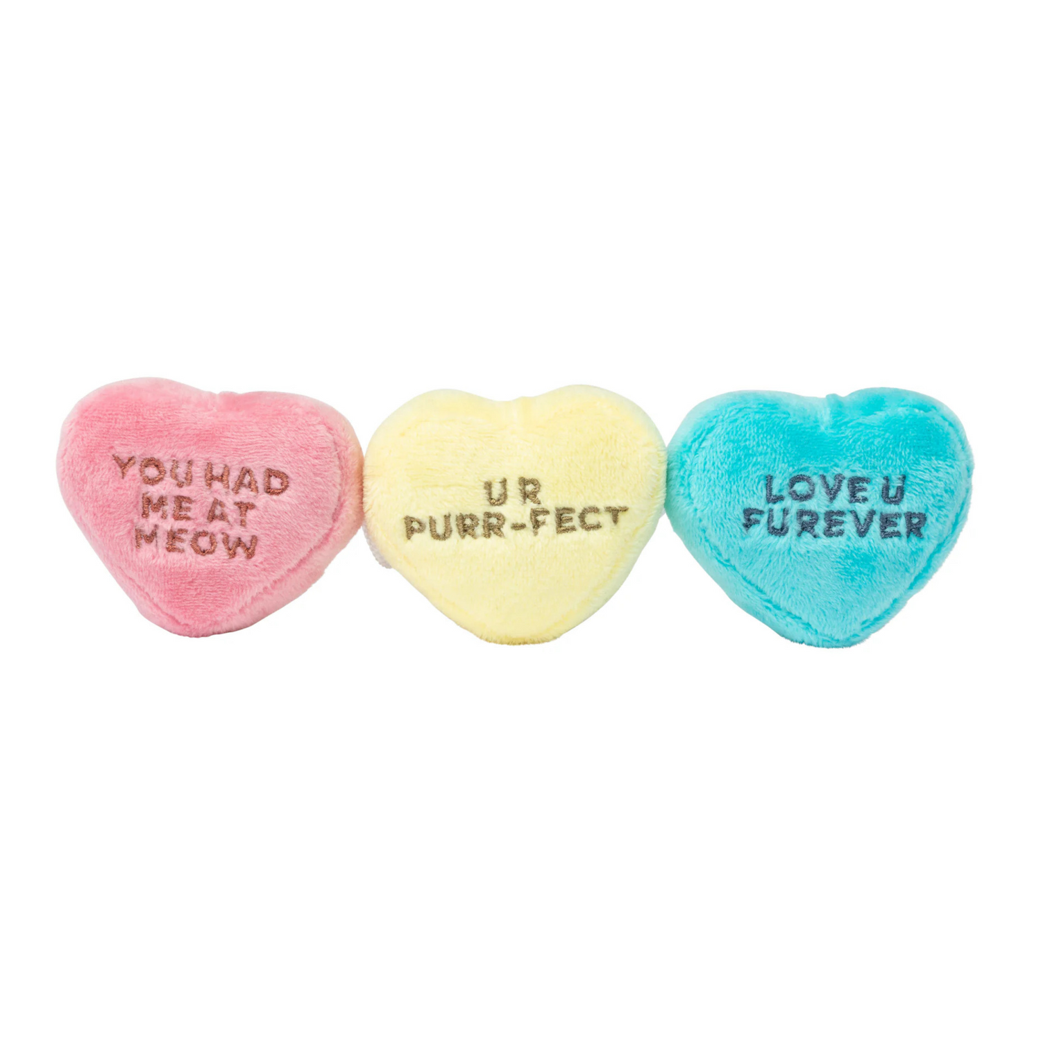 Candy Hearts Cat Toy