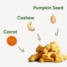 Load image into Gallery viewer, Cashew With Pumpkin Seed &amp; Carrot Dog Treats