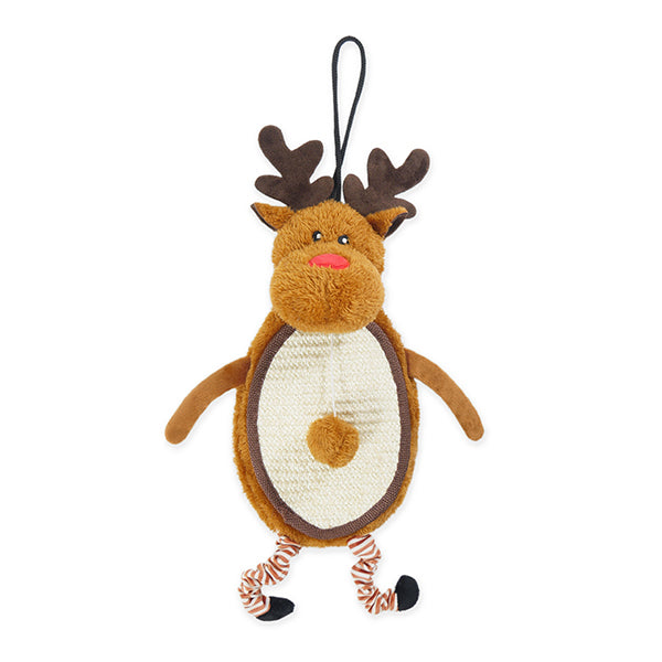 Reindeer Scratcher Mat Cat Toy