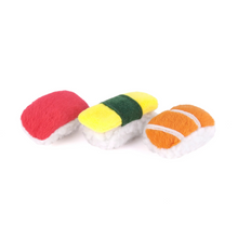 Load image into Gallery viewer, Sushi Cat Toy Set of 3