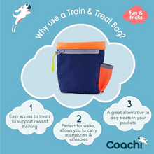 Load image into Gallery viewer, Coachi Train &amp; Treat Bag Coral