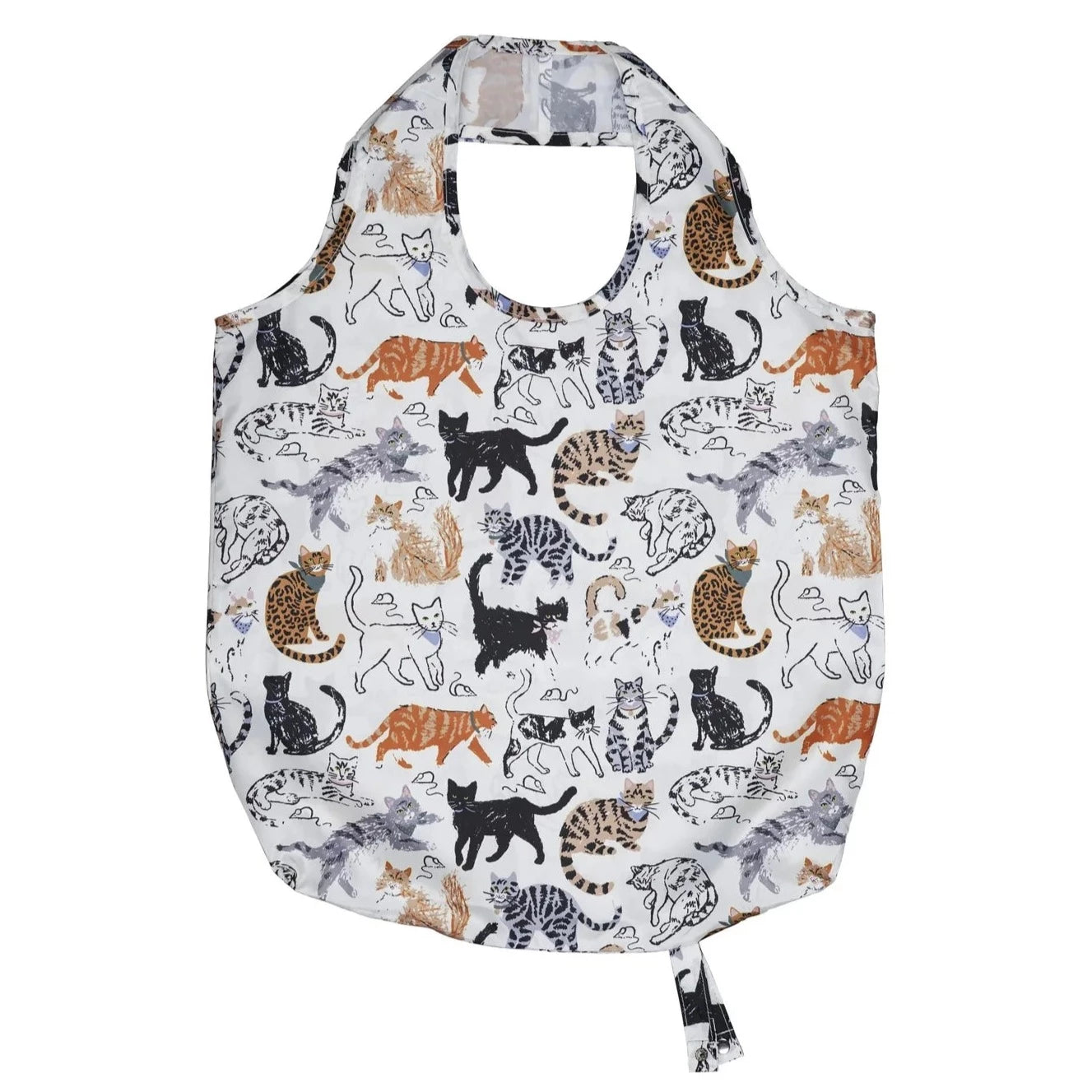 Feline Friends Packable Tote Bag Battersea Shop