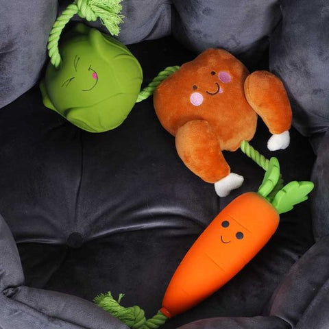 Fleece Dog Toy Plush Carrot Eco Toy Carrot Soft Toy 