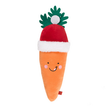 Load image into Gallery viewer, Santa Carrot Jumbo Dog Toy