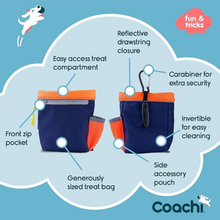 Load image into Gallery viewer, Coachi Train &amp; Treat Bag Coral