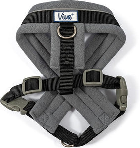 Viva Padded Dog Harness - Black Medium