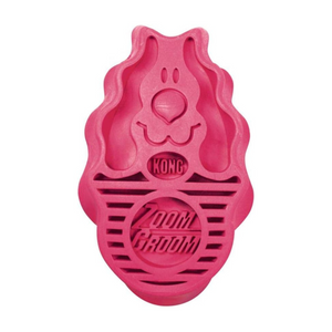 KONG Zoom Groom Dog Brush Raspberry