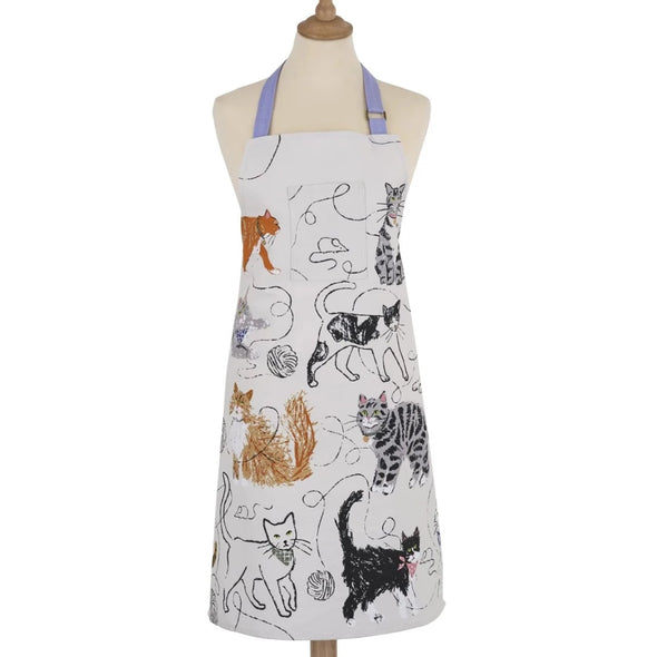 Feline Friends Cotton Apron