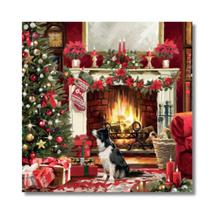 Load image into Gallery viewer, Battersea Christmas Collie Single Card