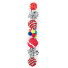 Load image into Gallery viewer, Tube Of Festive Balls Cat Toy