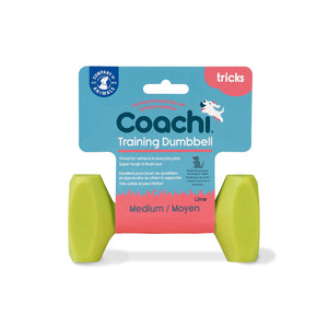 Coachi Dog Training Dumbbell Lime Medium