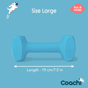 Coachi Dog Training Dumbbell Light Blue Large