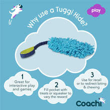 Load image into Gallery viewer, Coachi Tuggi Hide Tug Dog Toy