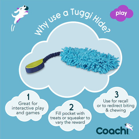 Coachi Tuggi Hide Tug Dog Toy