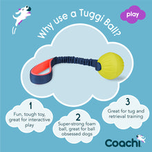 Load image into Gallery viewer, Coachi Tuggi Ball Dog Toy