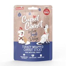 Load image into Gallery viewer, Turkey Wrapped Carrot Sticks Dog Treat 100g