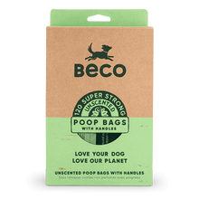 Load image into Gallery viewer, Large Poop Bag with Handles (120pk), recycled poop bags, poop bags,  100% post-consumer recycled material, 