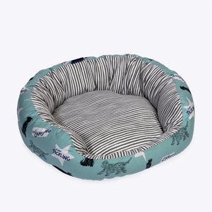 Battersea Playful Dogs Round Deluxe Slumber Bed