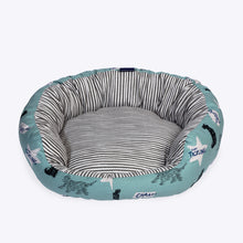 Load image into Gallery viewer, Battersea Playful Dogs Round Deluxe Slumber Bed